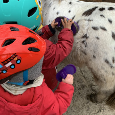 Beim Reiten